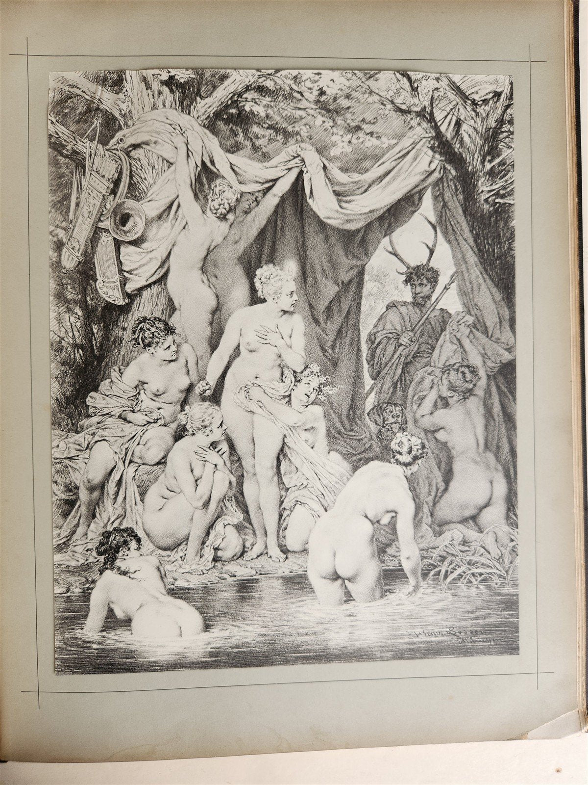 1880s OVID'S METAMORPHOSES ILLUSTRATED antique EROTICA LARGE FOLIO