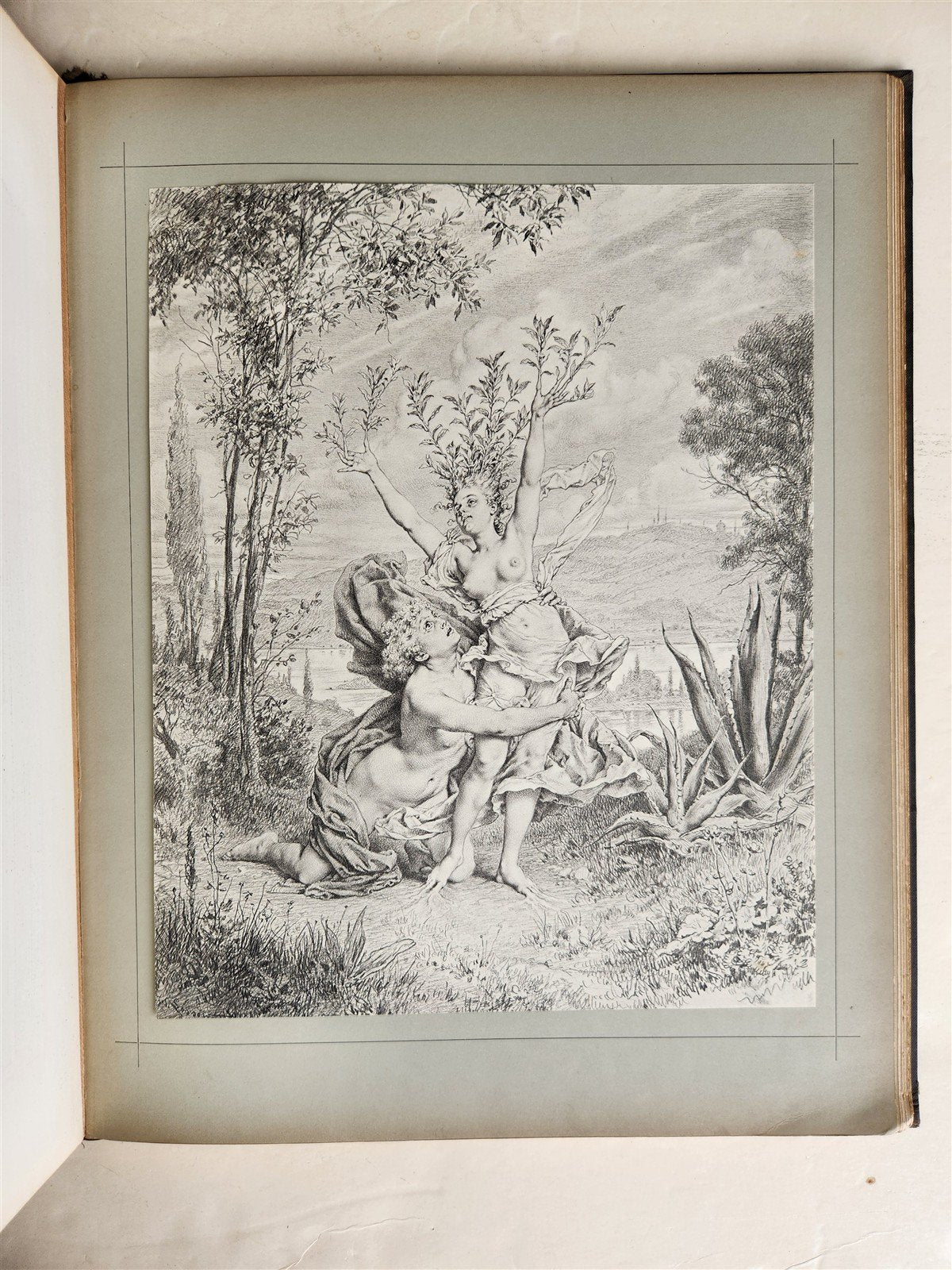 1880s OVID'S METAMORPHOSES ILLUSTRATED antique EROTICA LARGE FOLIO