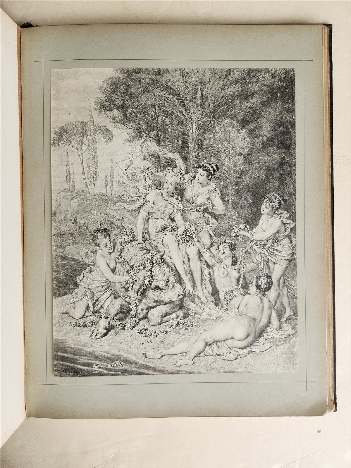1880s OVID'S METAMORPHOSES ILLUSTRATED antique EROTICA LARGE FOLIO