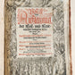 1607 GERMAN THEOLOGY ILLUSTRATED antique PIGSKIN BOUND FOLIO
