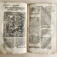 1607 GERMAN THEOLOGY ILLUSTRATED antique PIGSKIN BOUND FOLIO