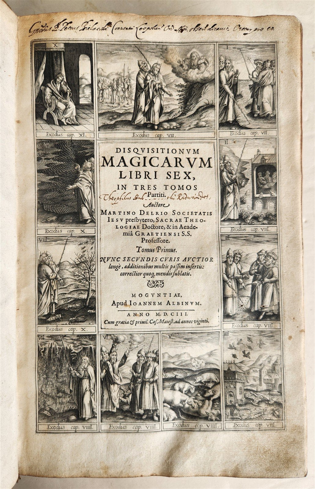1603 Disquisitionum magicarum by Martin DEL RIO antique MAGIC TREATISE FOLIO