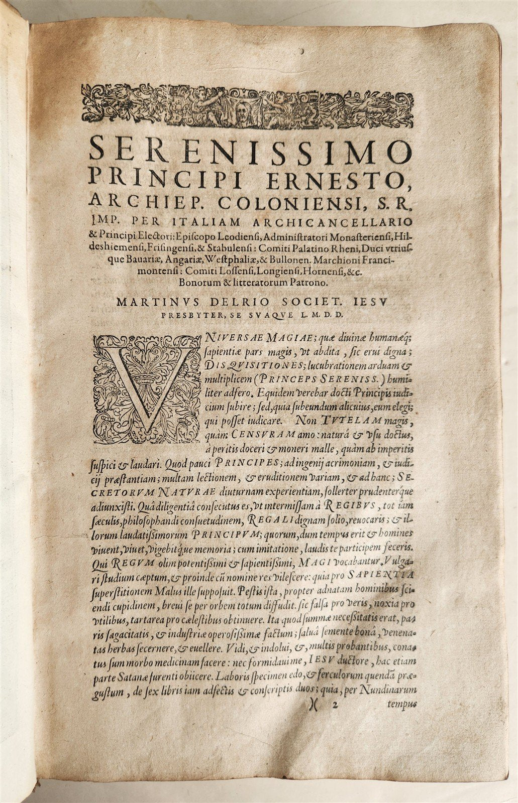 1603 Disquisitionum magicarum by Martin DEL RIO antique MAGIC TREATISE FOLIO