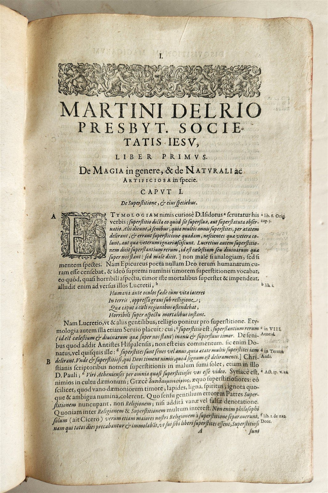 1603 Disquisitionum magicarum by Martin DEL RIO antique MAGIC TREATISE FOLIO
