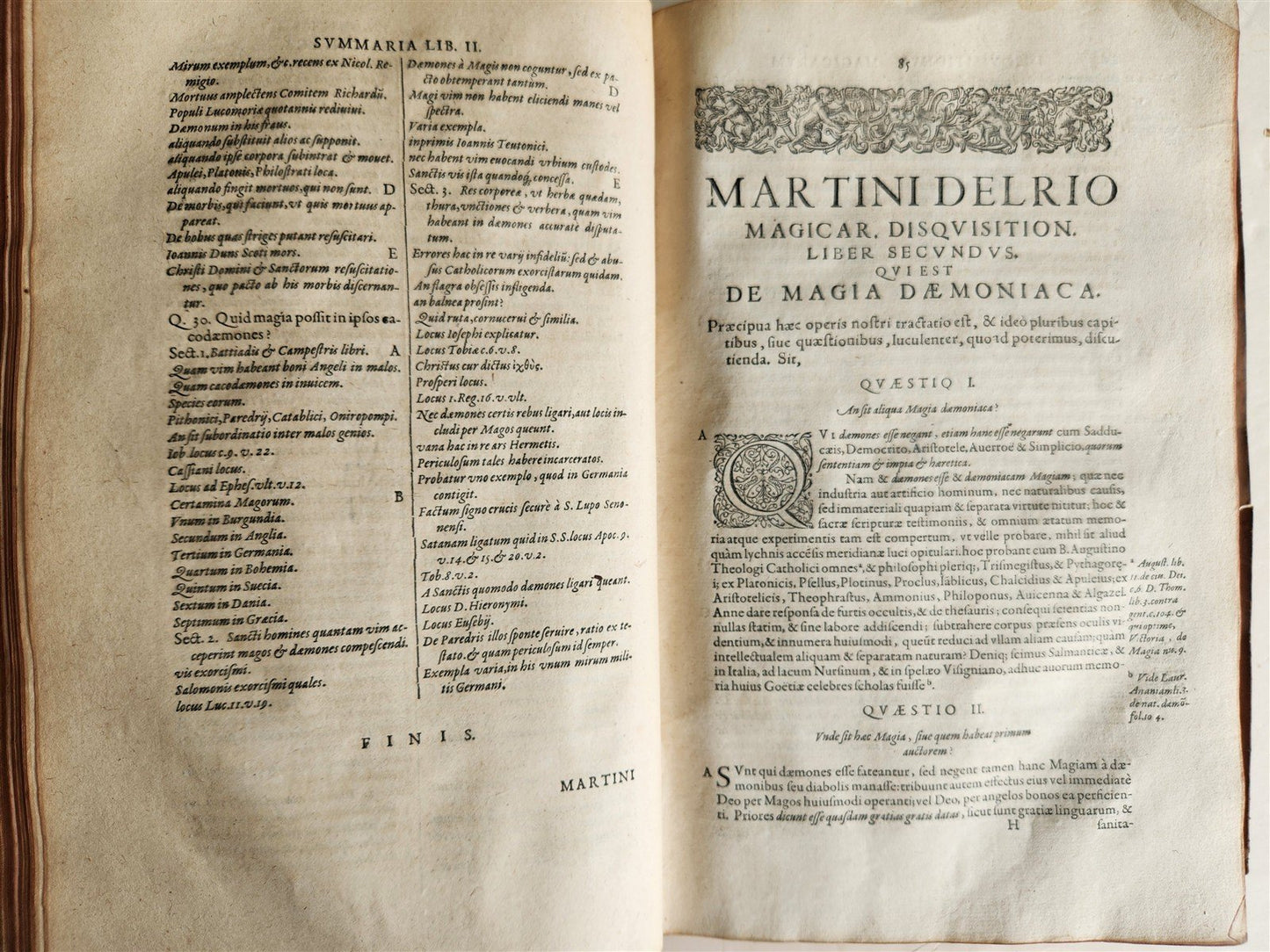 1603 Disquisitionum magicarum by Martin DEL RIO antique MAGIC TREATISE FOLIO