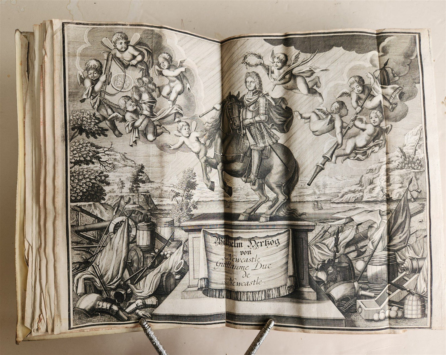 1700 HORSE BOOK FULLY ILLUSTRATED antique RIDING SCHOOL FOLIO