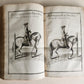 1700 HORSE BOOK FULLY ILLUSTRATED antique RIDING SCHOOL FOLIO