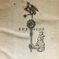 1562 PHILOSOPHY by Gregory of Nyssa antique PIGSKIN BOUND 16th CENTURY FOLIO