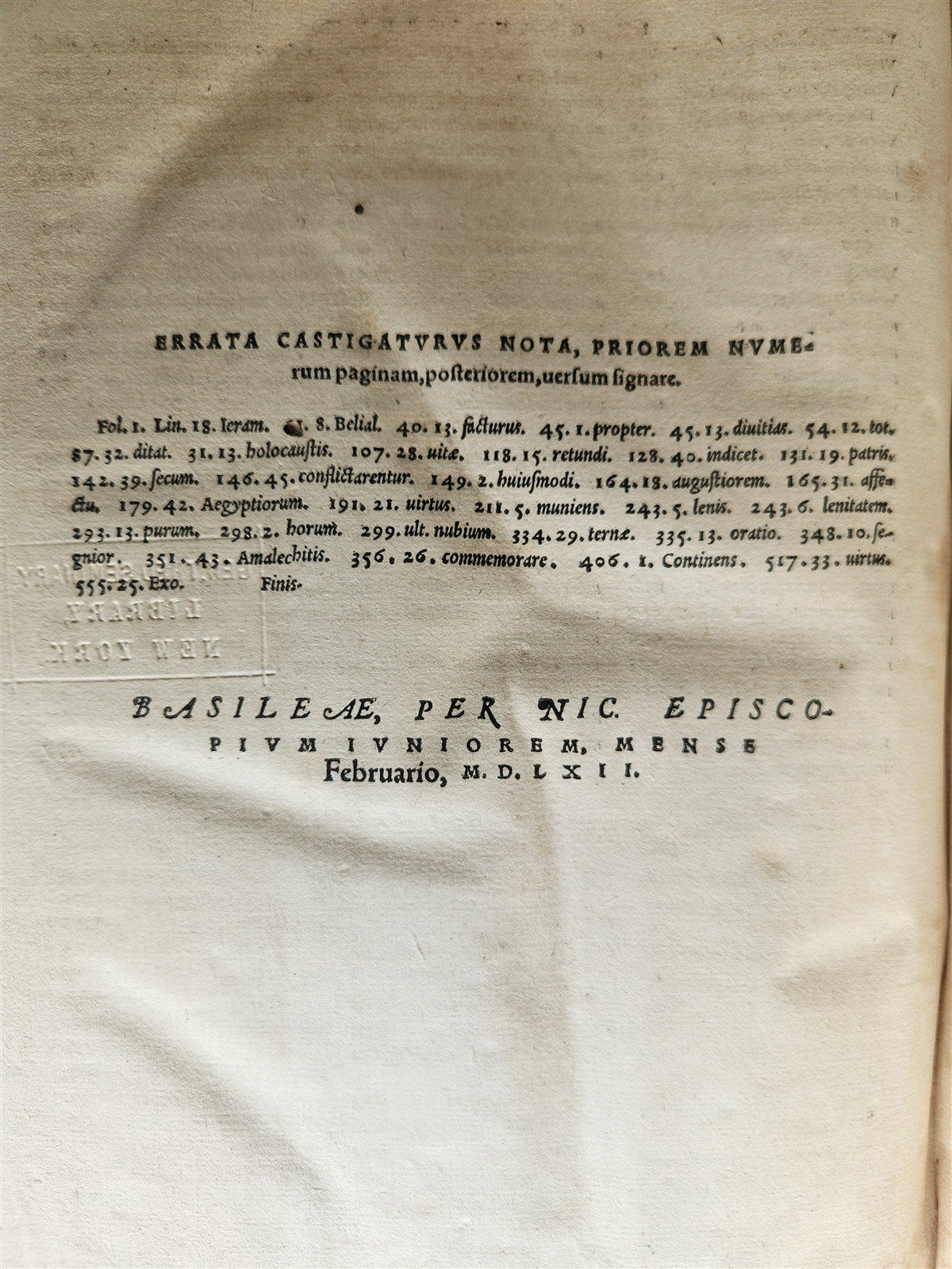 1562 PHILOSOPHY by Gregory of Nyssa antique PIGSKIN BOUND 16th CENTURY FOLIO