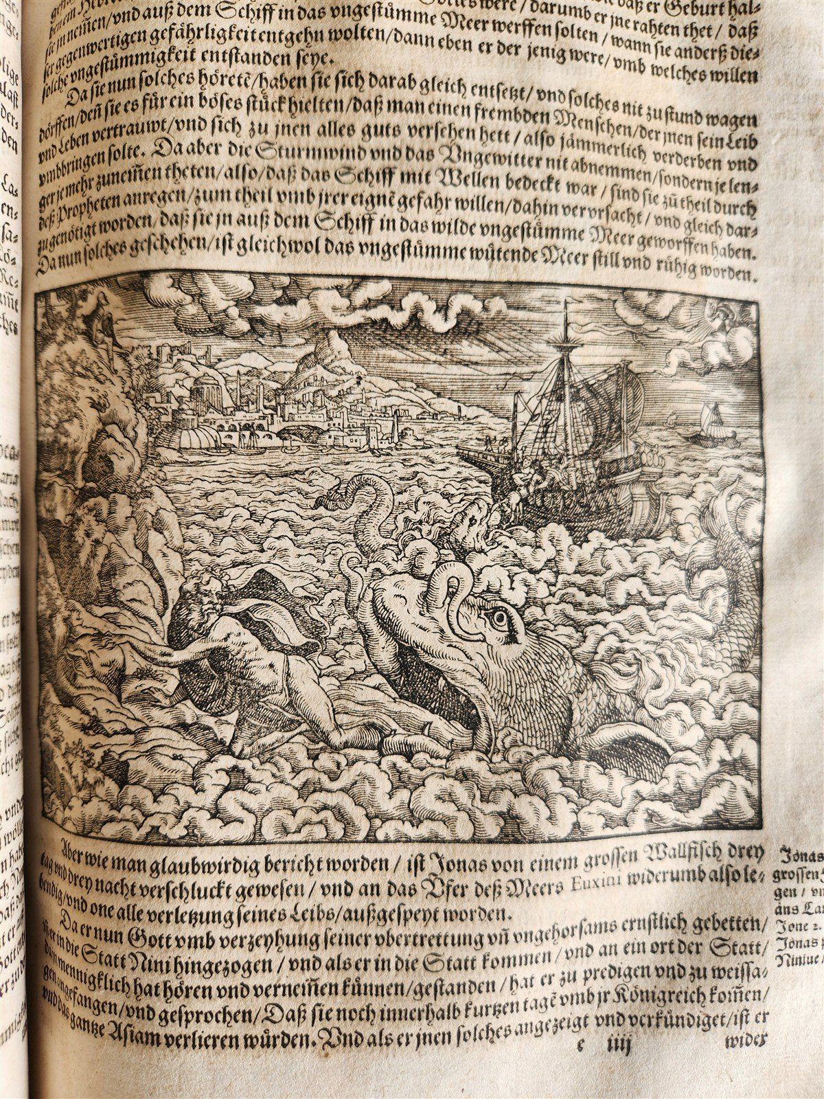 1569 FLAVIUS JOSEPHUS ILLUSTRATED JEWISH HISTORY antique PIGSKIN FOLIO JUDAICA