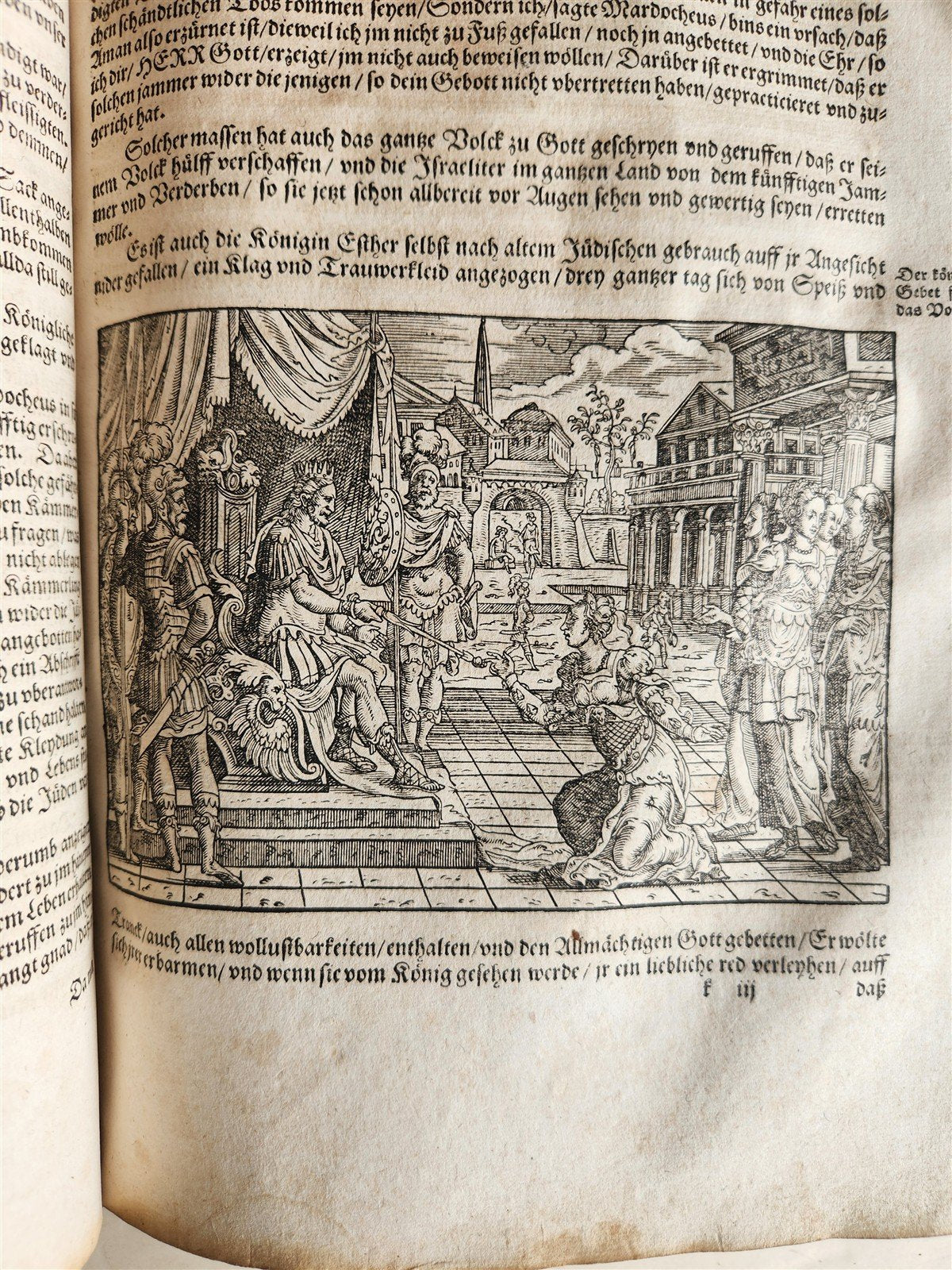 1569 FLAVIUS JOSEPHUS ILLUSTRATED JEWISH HISTORY antique PIGSKIN FOLIO JUDAICA