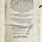 1569 CONFESSIONS of ST.AUGUSTINE by Jerónimo Torres antique PIGSKIN BOUND FOLIO
