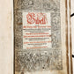 1597 BIBLE in GERMAN ILLUSTRATED by Bocksberger & J. Amman antique PIGSKIN FOLIO
