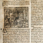 1597 BIBLE in GERMAN ILLUSTRATED by Bocksberger & J. Amman antique PIGSKIN FOLIO