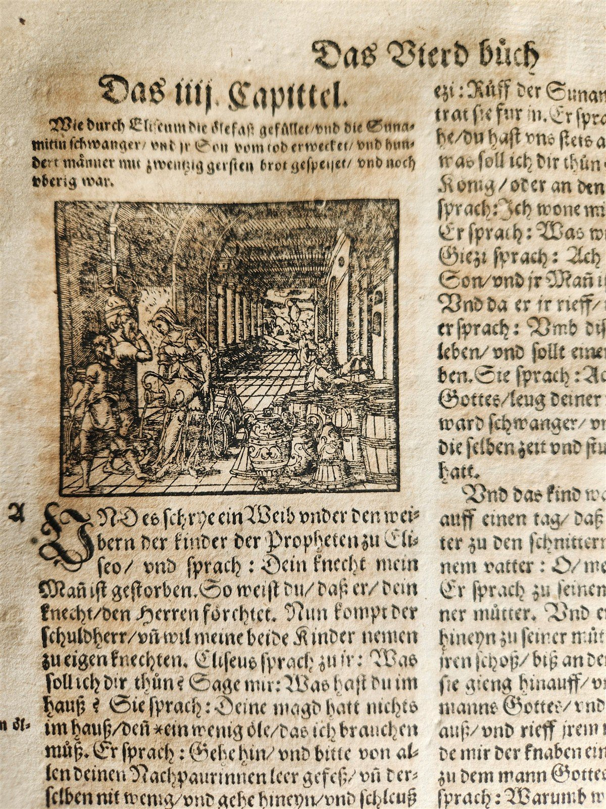 1597 BIBLE in GERMAN ILLUSTRATED by Bocksberger & J. Amman antique PIGSKIN FOLIO