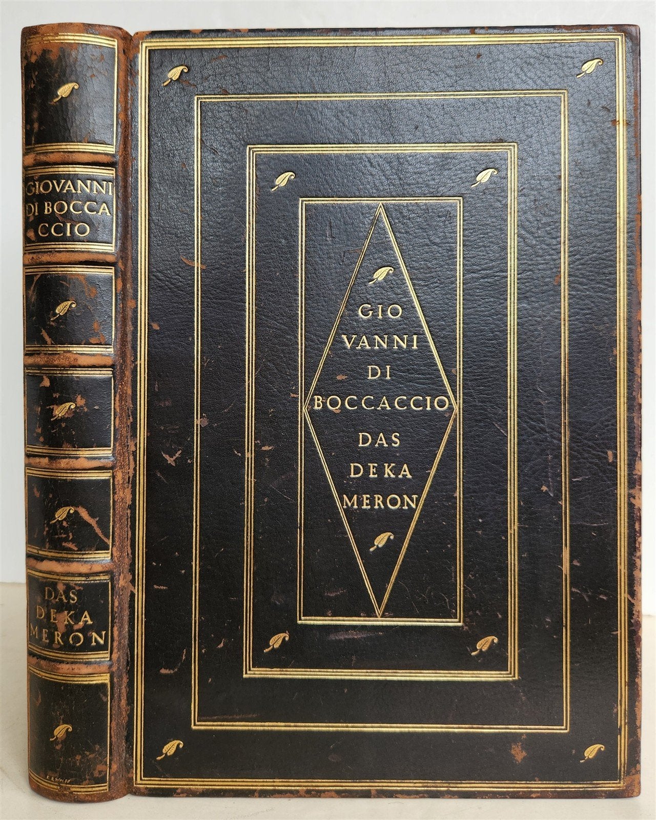 1912 DECAMERON in GERMAN by BOCCACCHIO antique LTD EDITION ILLUSTRATED FOLIO