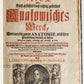 1720 ANATOMY ILLUSTRATED w/ MOVEABLE PARTS antique FOLIO