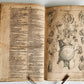 1720 ANATOMY ILLUSTRATED w/ MOVEABLE PARTS antique FOLIO