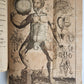 1720 ANATOMY ILLUSTRATED w/ MOVEABLE PARTS antique FOLIO