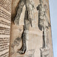 1720 ANATOMY ILLUSTRATED w/ MOVEABLE PARTS antique FOLIO