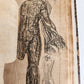 1720 ANATOMY ILLUSTRATED w/ MOVEABLE PARTS antique FOLIO