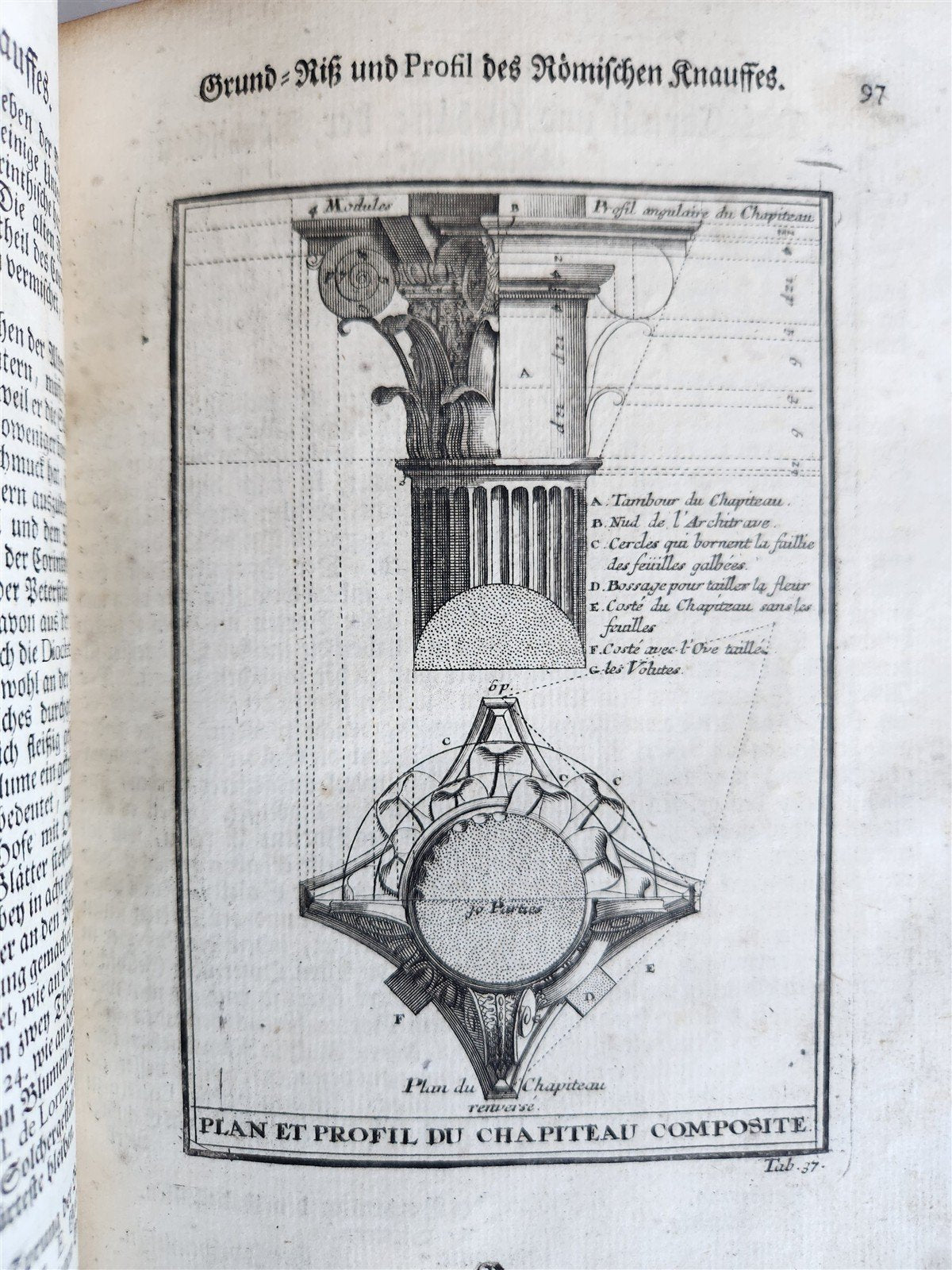 1759 ARCHITECTURE FULLY ILLUSTRATED by d'AVILER antique VIGNOLA MICHELANGELO