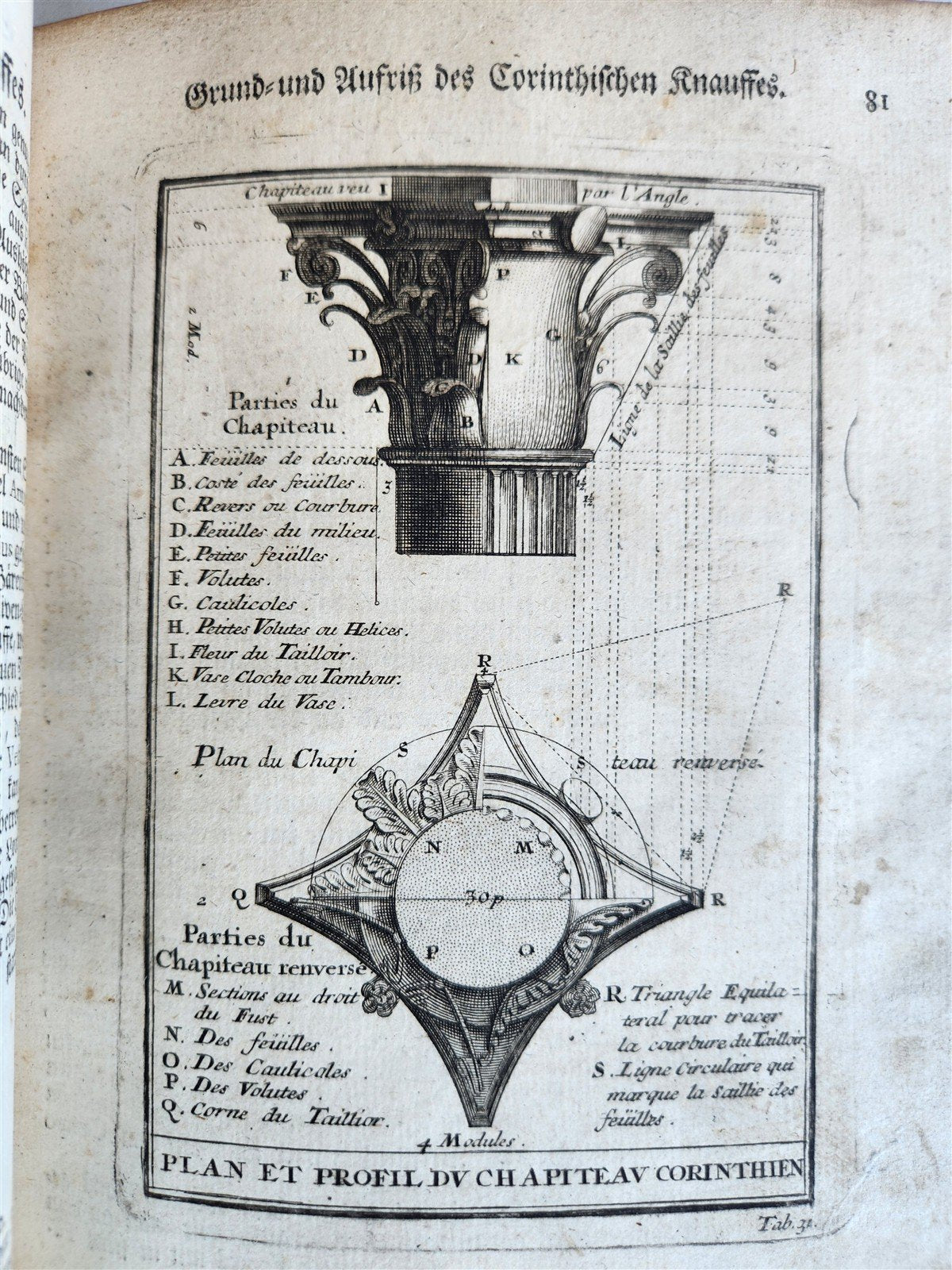 1759 ARCHITECTURE FULLY ILLUSTRATED by d'AVILER antique VIGNOLA MICHELANGELO