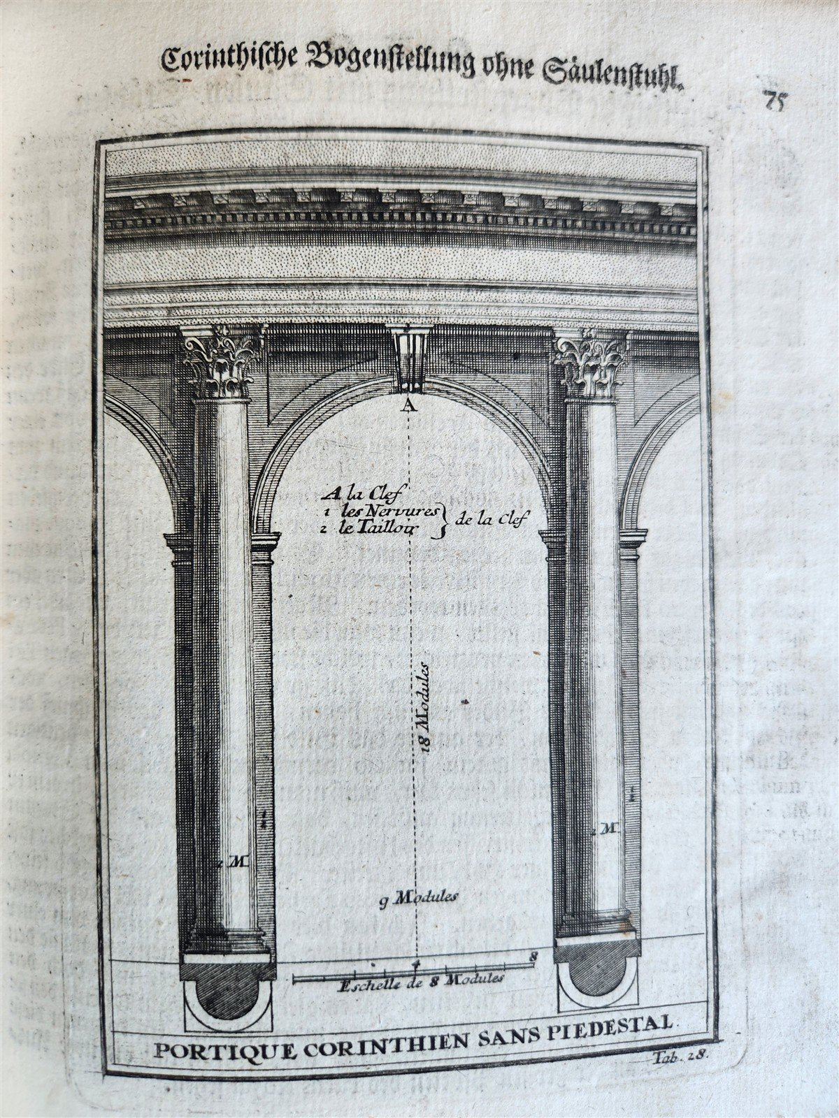 1759 ARCHITECTURE FULLY ILLUSTRATED by d'AVILER antique VIGNOLA MICHELANGELO
