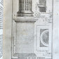 1759 ARCHITECTURE FULLY ILLUSTRATED by d'AVILER antique VIGNOLA MICHELANGELO