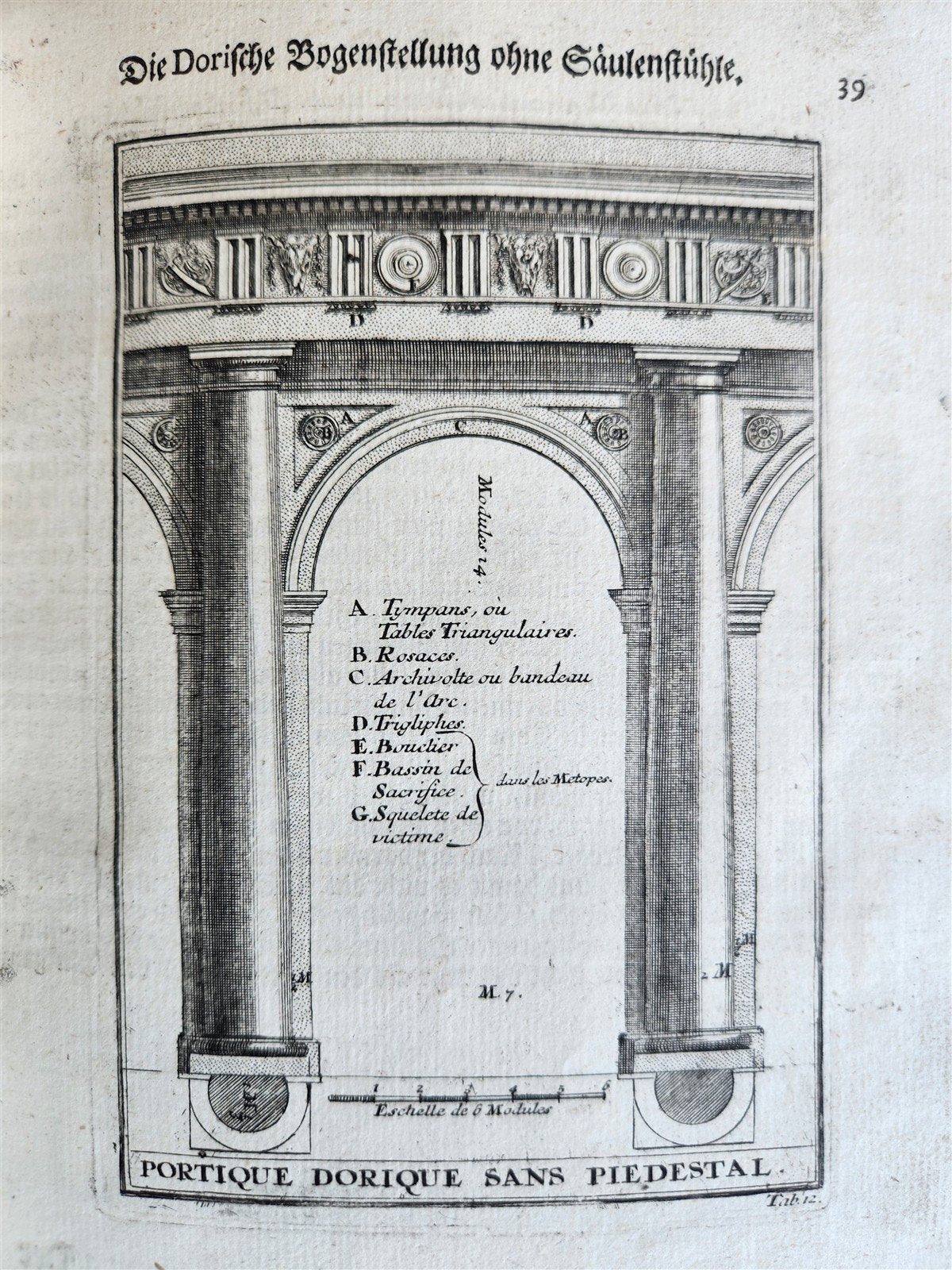 1759 ARCHITECTURE FULLY ILLUSTRATED by d'AVILER antique VIGNOLA MICHELANGELO