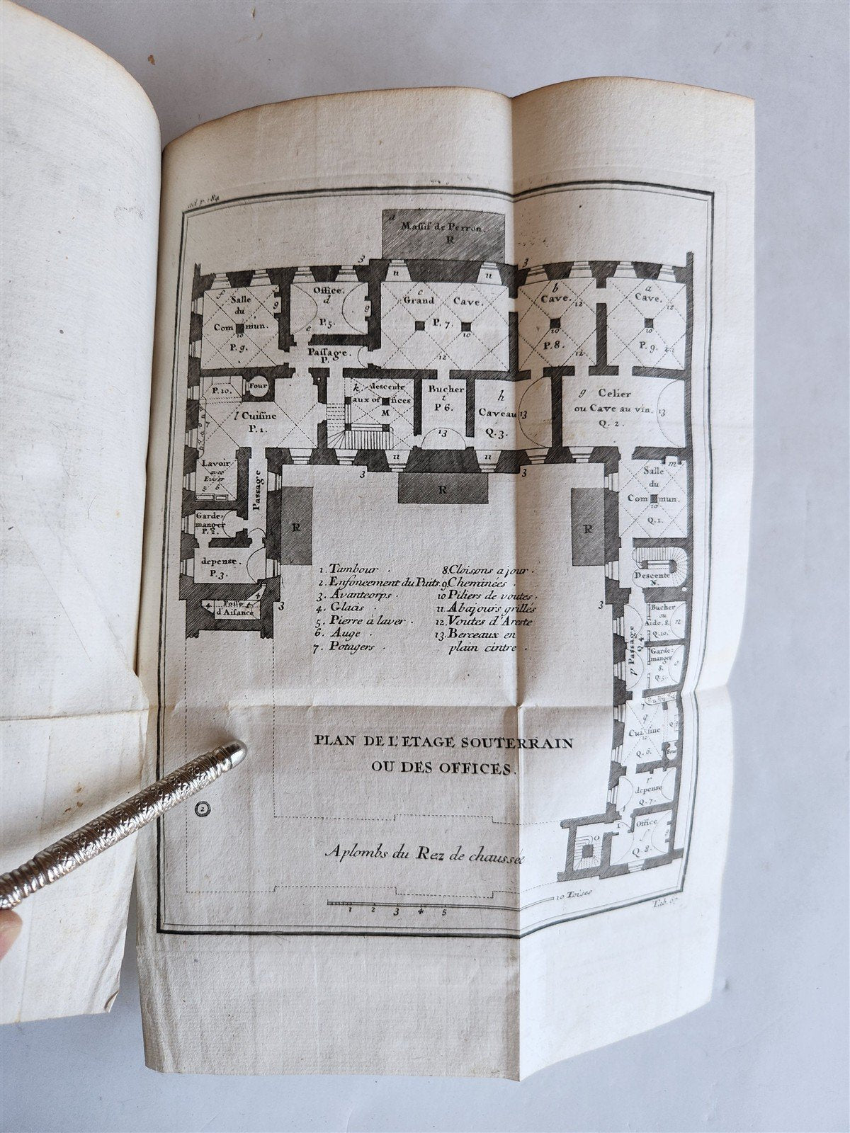 1759 ARCHITECTURE FULLY ILLUSTRATED by d'AVILER antique VIGNOLA MICHELANGELO