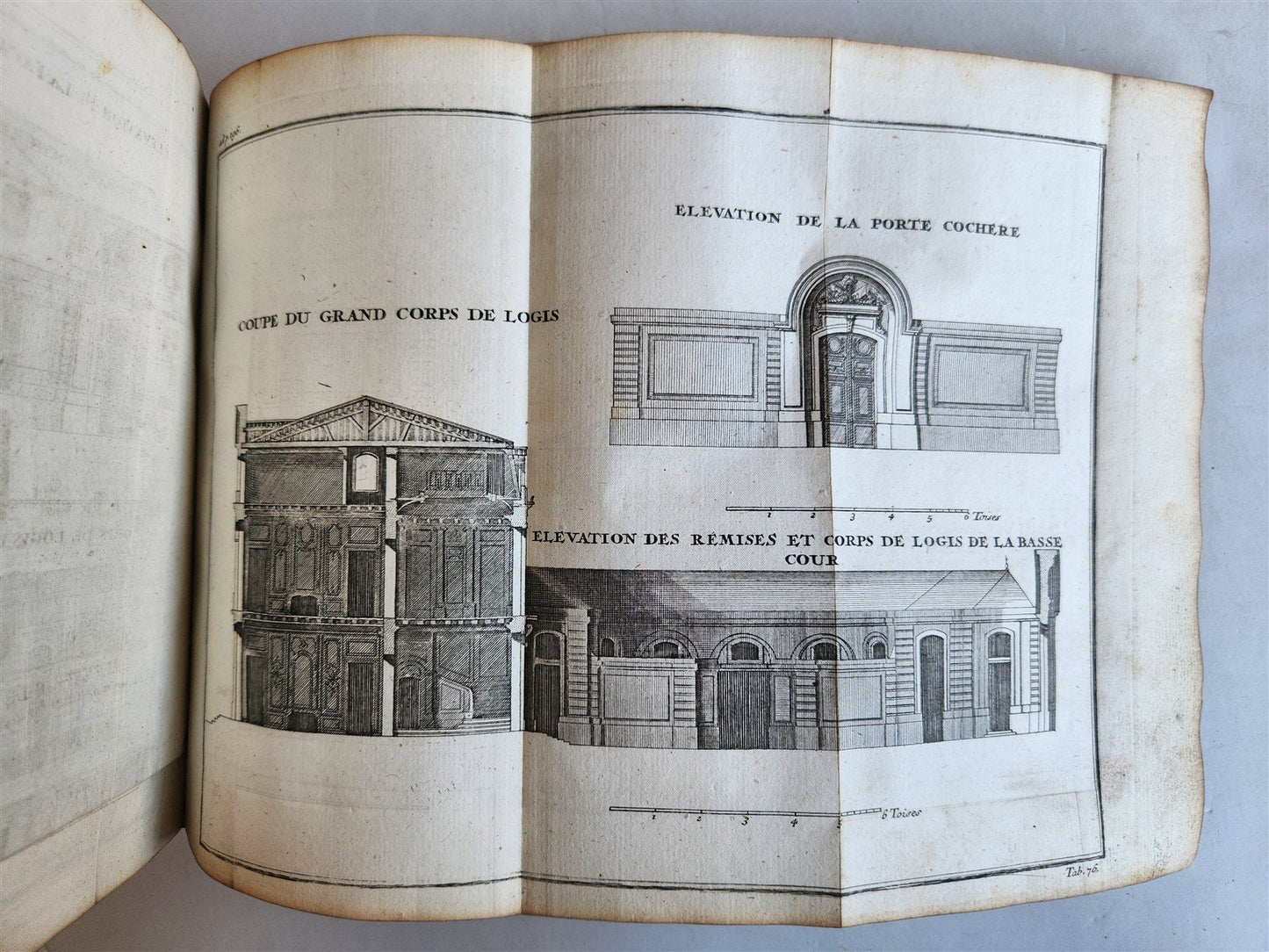 1759 ARCHITECTURE FULLY ILLUSTRATED by d'AVILER antique VIGNOLA MICHELANGELO