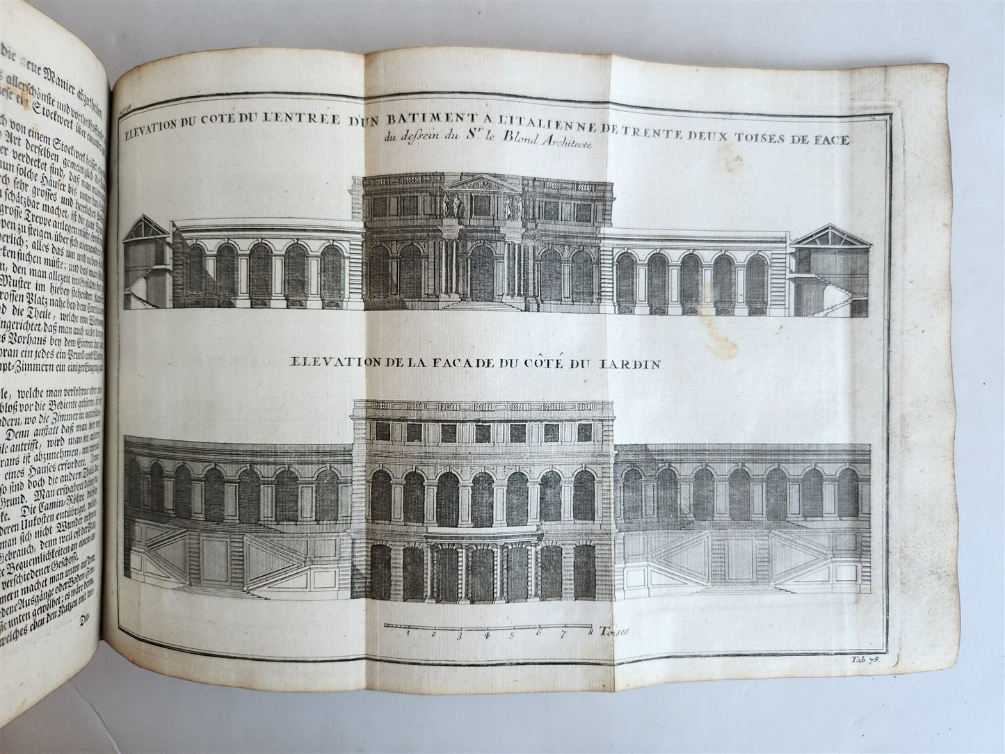 1759 ARCHITECTURE FULLY ILLUSTRATED by d'AVILER antique VIGNOLA MICHELANGELO