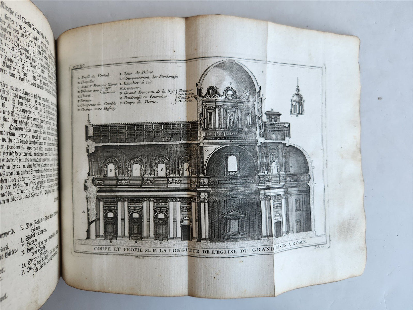 1759 ARCHITECTURE FULLY ILLUSTRATED by d'AVILER antique VIGNOLA MICHELANGELO