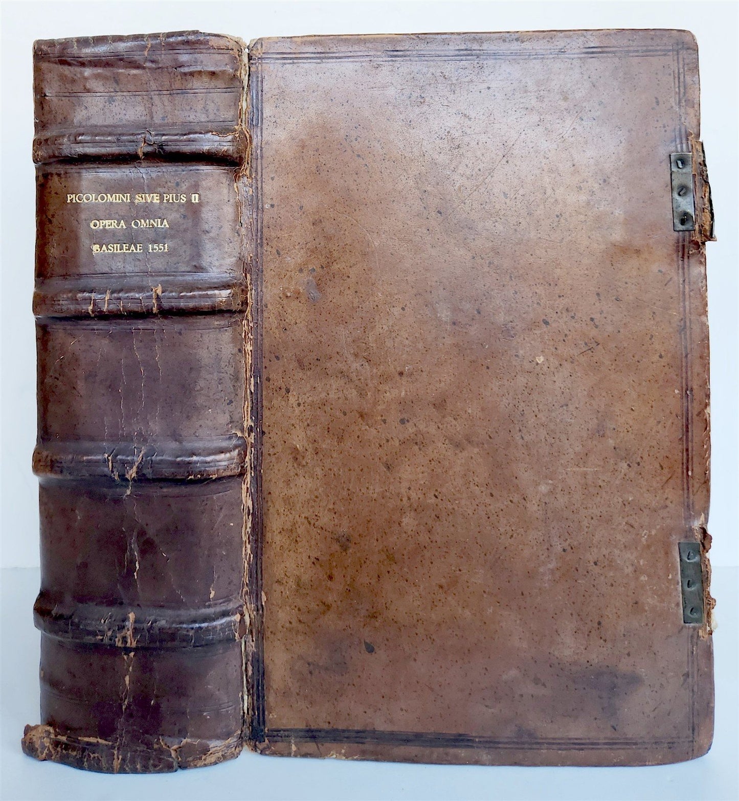 1551 PICCOLOMINI Opera quae extant omnia ILLUSTARTED w/ MAPS antique 16th CENT.