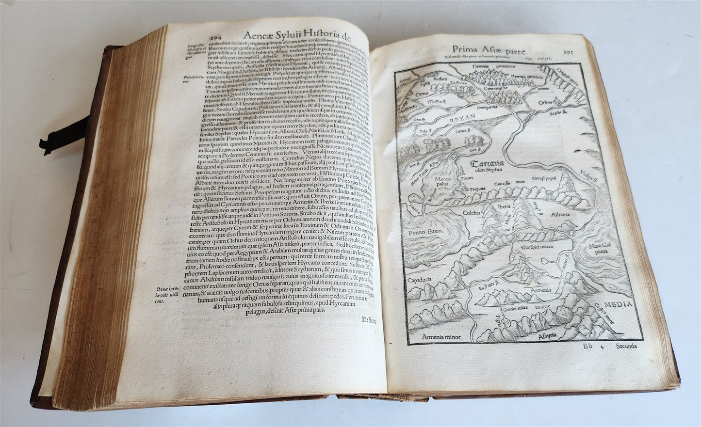 1551 PICCOLOMINI Opera quae extant omnia ILLUSTARTED w/ MAPS antique 16th CENT.