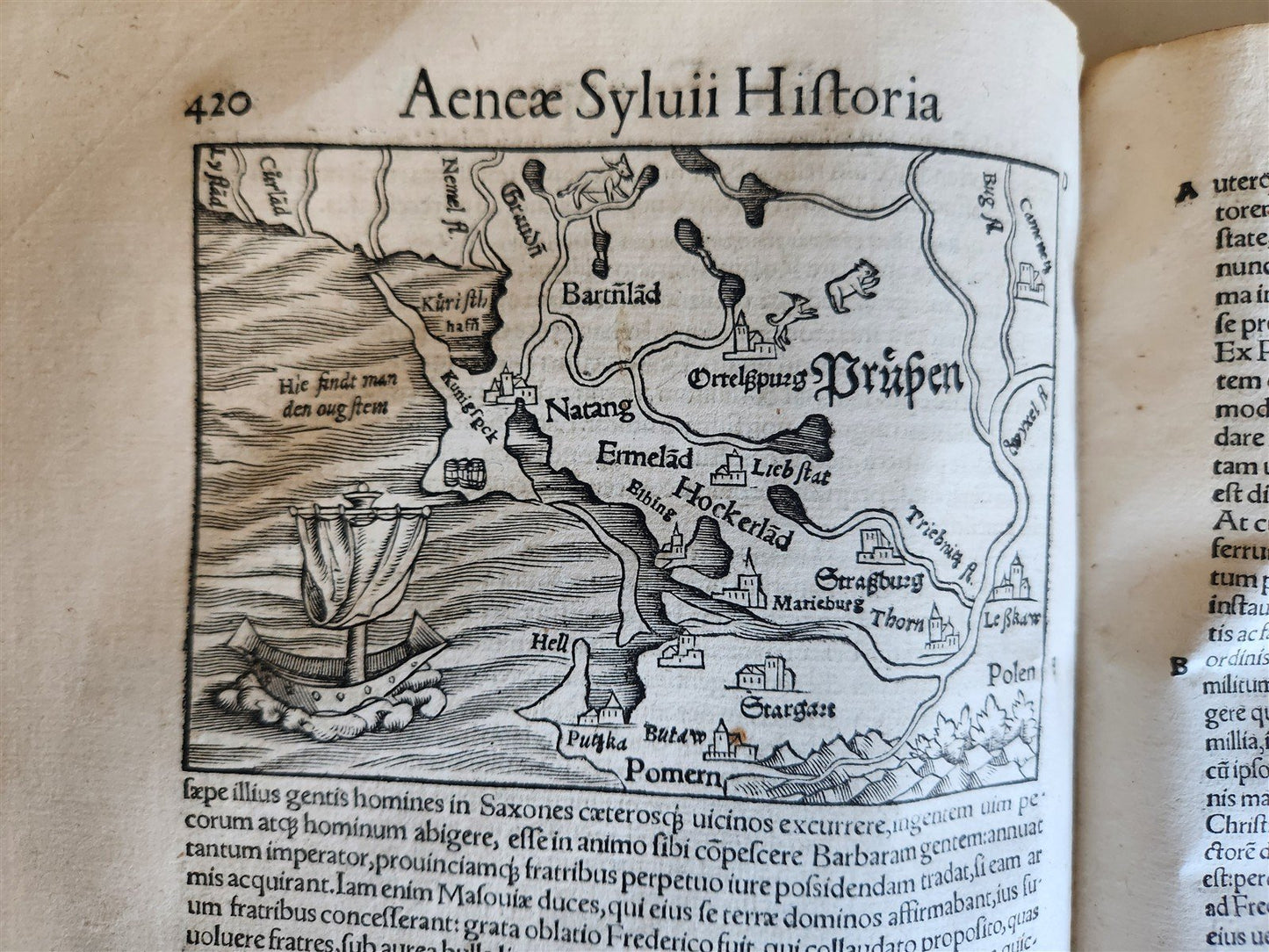 1551 PICCOLOMINI Opera quae extant omnia ILLUSTARTED w/ MAPS antique 16th CENT.