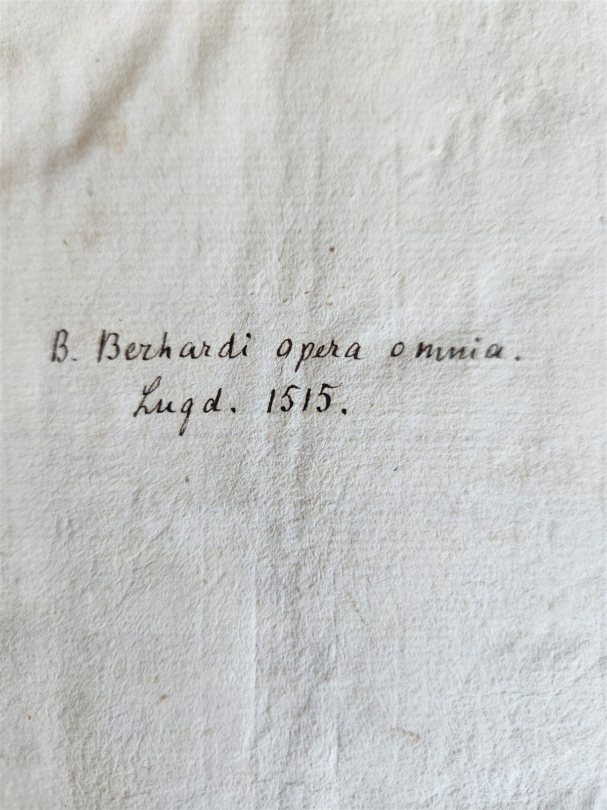 1515 POST-INCUNABULA SERMONS by Bernardus Clarevallensis antique 16th CENTURY