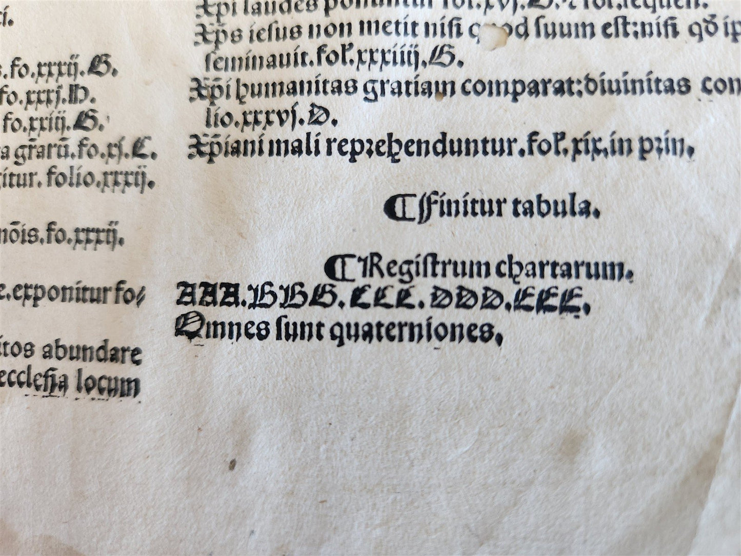 1515 POST-INCUNABULA SERMONS by Bernardus Clarevallensis antique 16th CENTURY