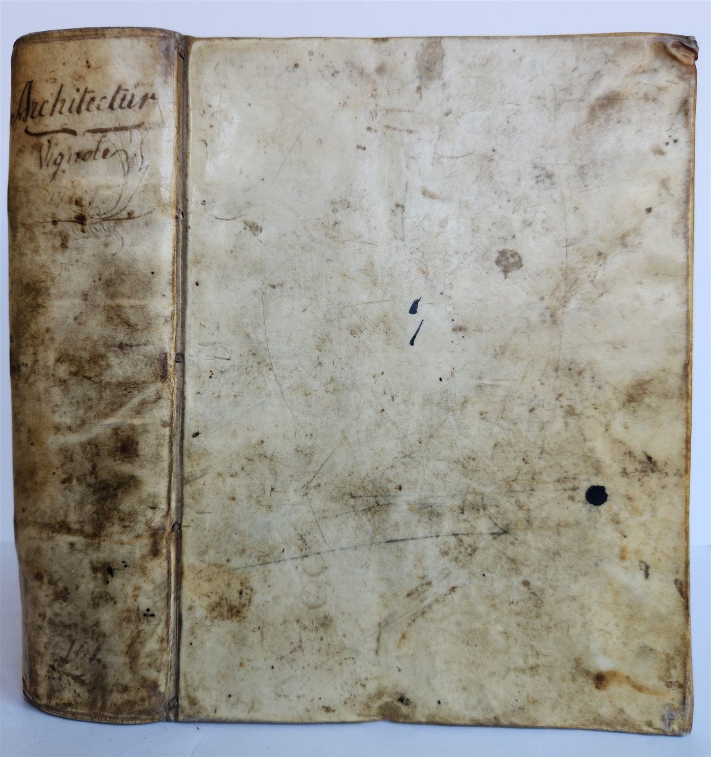 1747 ARCHITECTURE FULLY ILLUSTRATED by d'AVILER antique VIGNOLA MICHELANGELO