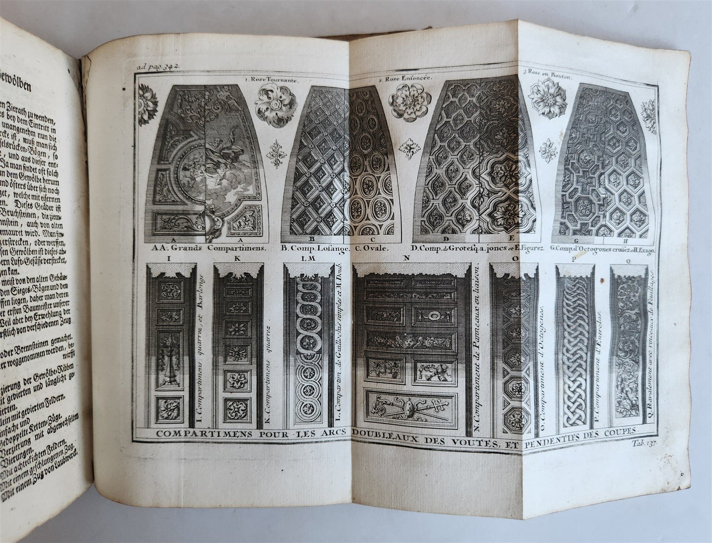 1747 ARCHITECTURE FULLY ILLUSTRATED by d'AVILER antique VIGNOLA MICHELANGELO