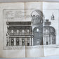 1747 ARCHITECTURE FULLY ILLUSTRATED by d'AVILER antique VIGNOLA MICHELANGELO
