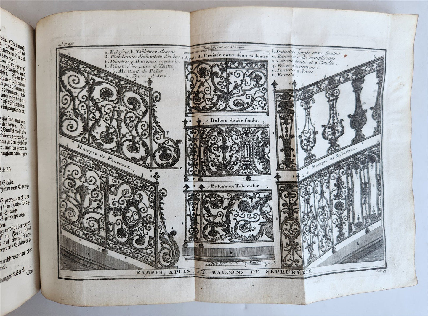 1747 ARCHITECTURE FULLY ILLUSTRATED by d'AVILER antique VIGNOLA MICHELANGELO