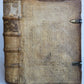 1590 THEOLOGY SIGNED by AUTHOR PIGSKIN over WOOD BINDING antique 16th CENTURY