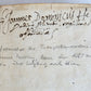 1590 THEOLOGY SIGNED by AUTHOR PIGSKIN over WOOD BINDING antique 16th CENTURY