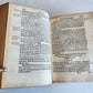 1590 THEOLOGY SIGNED by AUTHOR PIGSKIN over WOOD BINDING antique 16th CENTURY