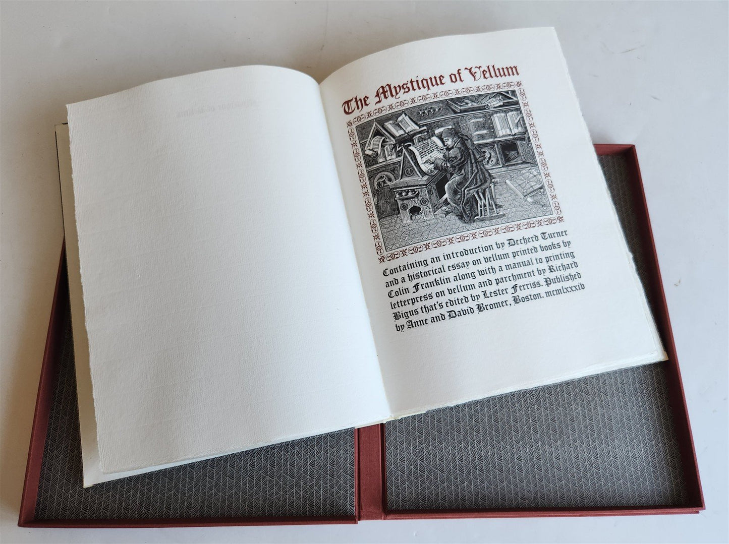 1984 Mystique of Vellum LIMITED EDITION NUMBERED COPY