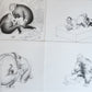1982 L'Oeuvre Secrète EROTIC DRAWINGS by Albert Dubout