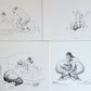 1982 L'Oeuvre Secrète EROTIC DRAWINGS by Albert Dubout