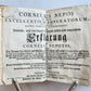 1751 De vita excellentium imperatorum by C. NEPOS antique ILLUSTRATED w/ MAPS